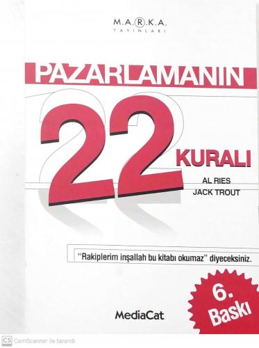 Pazarlamanın 22 Kuralı Jack Trout MediaCat