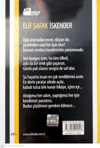 İskender Elif Şafak Doğan Kitap