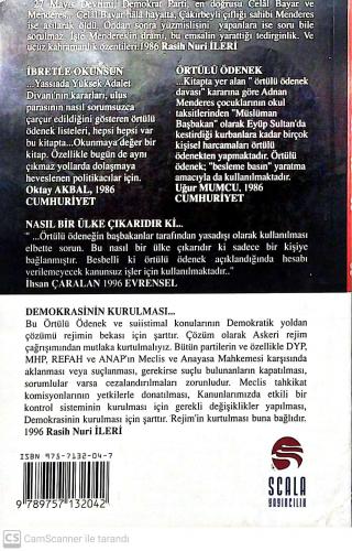 Örtülü Ödenek Rasih Nuri İleri Scala Yayıncılık