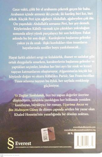 Ve Dağlar Yankılandı Khaled Hosseini Everest Yayınları