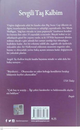 Sevgili Taş Kalbim Adriana Trigiani Epsilon Yayıncılık