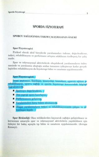 Spor Yaralanmalarında Fizyoterapi ve Rehabilitasyon Prensipleri Nevin 