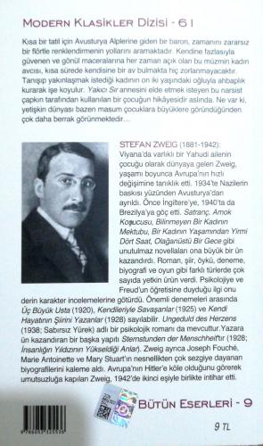 Yakıcı Sır Stefan Zweig Türkiye İş Bankası Kültür Yayınları