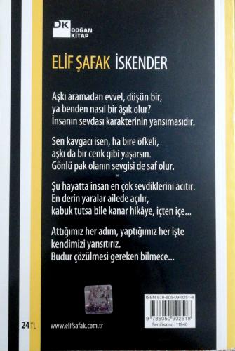 İskender Elif Şafak Doğan Kitap