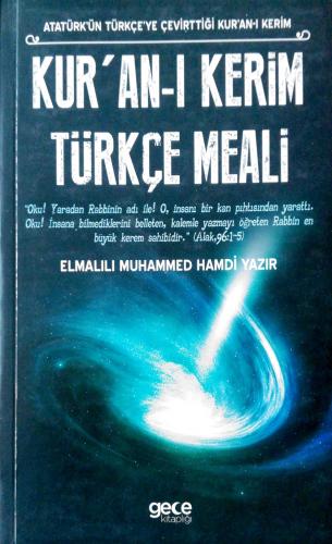 Kuran’ı Kerim Türkçe Meali Elmalılı Muhammed Hamdi Yazır Gece