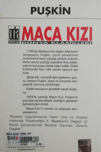 Maça Kızı Puşkin Oda