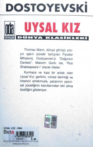 Uysal Kız Dostoyevski Oda