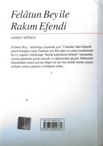 Felatun Bey ile Rakım Efendi Ahmet Mithat Efendi İskele Yayıncılık