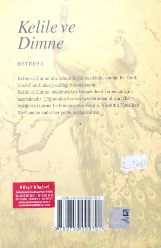 Kelile ve Dimne Beydeba İskele Yayıncılık