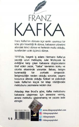 Babaya Mektup Franz Kafka Olimpos Yayınları