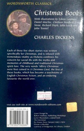 Christmas Books Charles Dickens Wordsworth Editons