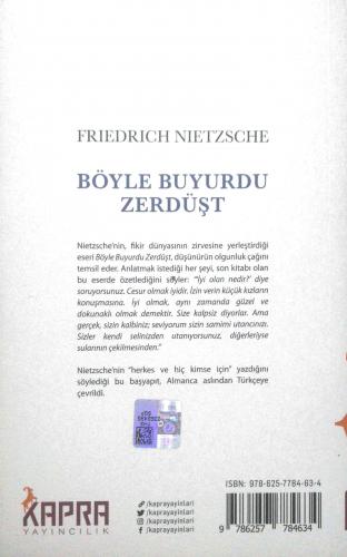 Böyle Buyurdu Zerdüşt Friedrich Nietzsche Kapra