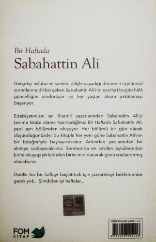 Bir Haftada Sabahattin Ali FOM