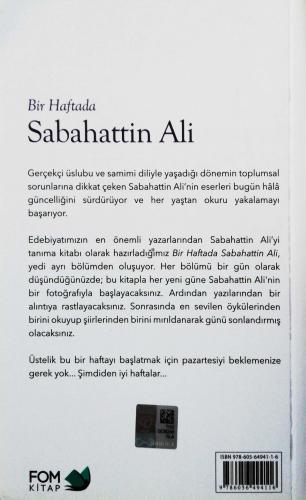 Bir Haftada Sabahattin Ali FOM