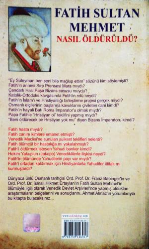 Fatih Sultan Mehmet Nasıl Öldürüldü? Ahmet Almaz Nokta Kitap