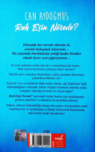 Ruh Eşin Nerede? Can Aydoğmuş indigo Kitap