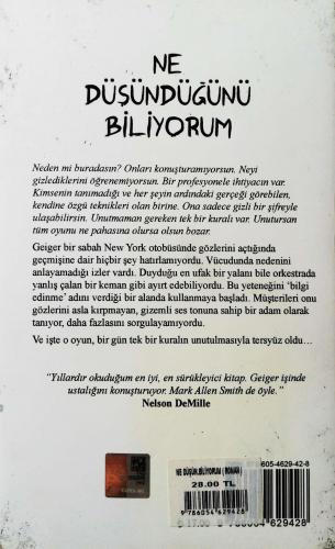 Ne Düşündüğünü Biliyorum Mark Allen Smith Koridor Yayıncılık