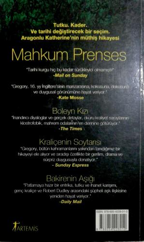 Mahkum Prenses Philippa Gregory Artemis Yayınları