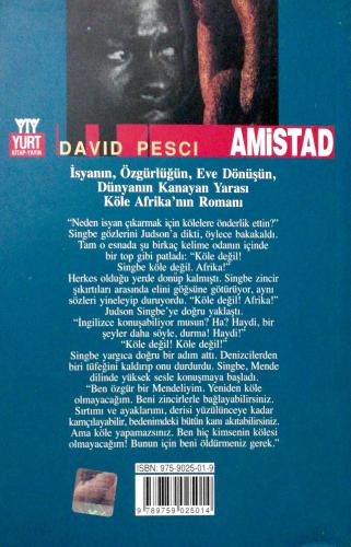 Amistad / Siyah Öfke David Pesci Yurt Kitap-Yayın