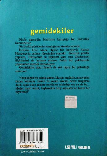 Gemidekiler İbrahim Erol Ataer Birharf Yayınları