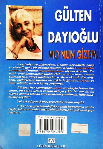 Mo'nun Gizemi Gülten Dayıoğlu Altın Kitaplar