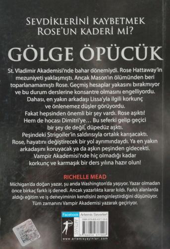 Gölge Öpücük / Vampir Akademisi-3 Richelle Mead Artemis Yayınları