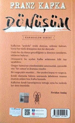 Dönüşüm Franz Kafka Eksik Parça