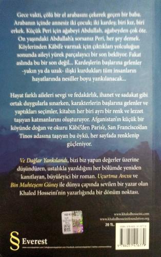 Ve Dağlar Yankılandı Khaled Hosseini Everest Yayınları