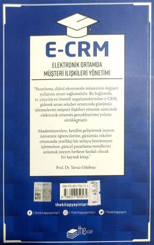 E-CRM Elektronik Ortamda Müşteri İlişkileri Yönetimi Doç. Dr. Ece Arma