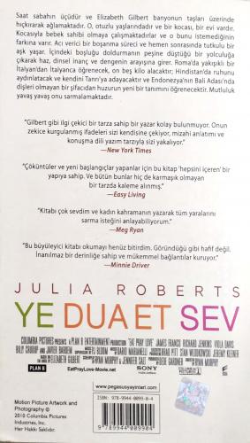 Ye Dua Et Sev Elizabeth Gilbert Pegasus Yayıncılık