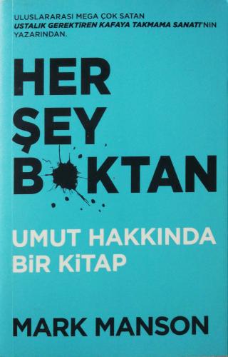 Her Şey Boktan Umut Hakkında Bir Kitap Mark Manson Butik