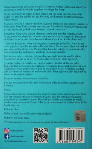 Her Şey Boktan Umut Hakkında Bir Kitap Mark Manson Butik