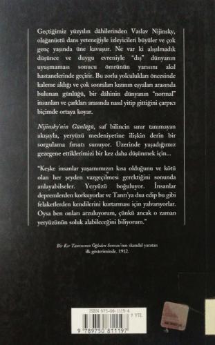 Nijinsky'nin Günlüğü Vaslav F. Nijinsky Yapı Kredi Yayınları