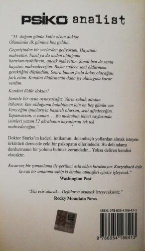 Psiko-Analist John Katzenbach Koridor Yayıncılık