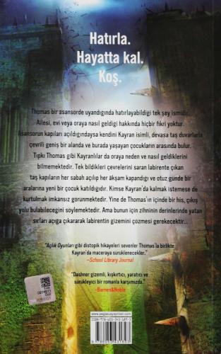 Labirent / Ölümcül Kaçış James Dashner Pegasus Yayıncılık