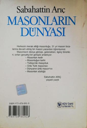 Masonların Dünyası Sebahattin Arıç Tekin Yayınevi