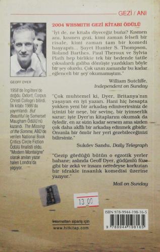 İçimdeki Yağmur Geoff Dyer Hitkitap