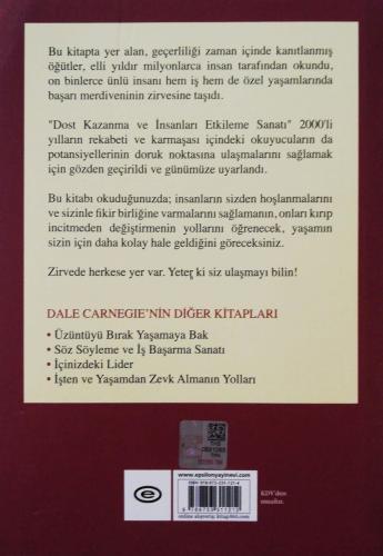 Dost Kazanma ve İnsanları Etkileme Sanatı Dale Carnegie Epsilon Yayınc