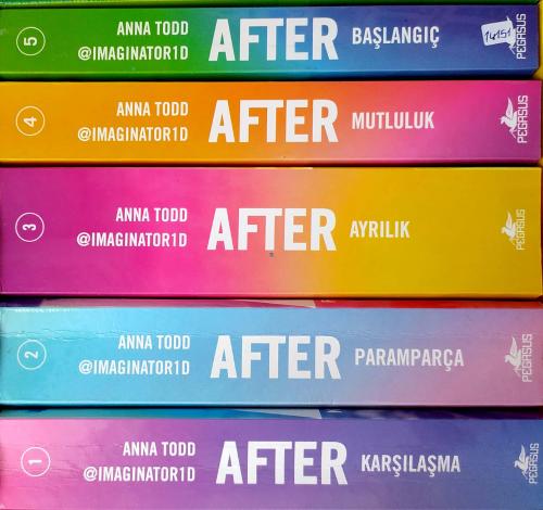 After Serisi Kutulu Özel Set (5 Kitap) Anna Todd Pegasus Yayıncılık