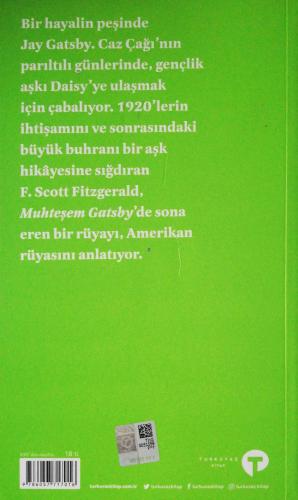 Muhteşem Gatsby F.Scott Fitzgerald Turkuaz Kitap