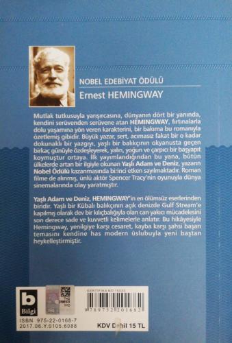 Yaşlı Adam ve Deniz Ernest Hemingway Bilgi Yayınevi