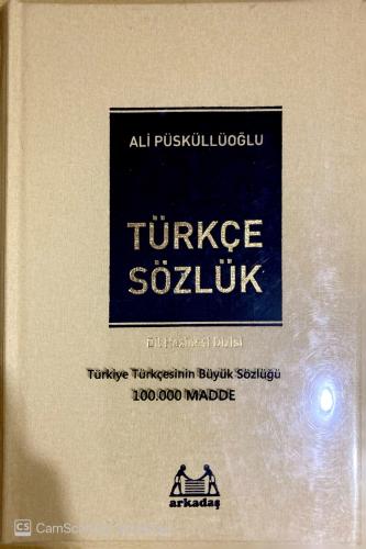 Türkçe Sözlük / Dil Hazinesi Dizisi CİLTLİ 100.000 Madde Ali Püsküllüo