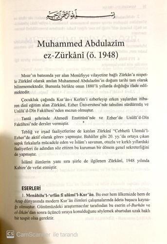 Kur'an İlimleri Menahilu'l İrfan Tercümesi (2 Cilt) Muhammed Abdülazim