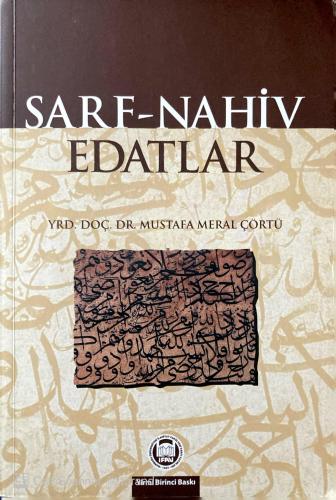Arapça Dilbilgisi Sarf-Nahiv Edatlar