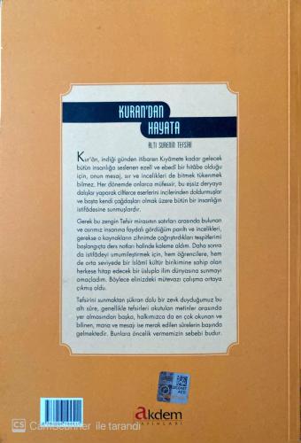 Kurandan Hayata Altı Surenin Tefsiri Abdülaziz Hatip Akdem Yayınları