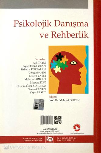 Psikolojik Danışma ve Rehberlik Mehmet Güven Anı Yayıncılık
