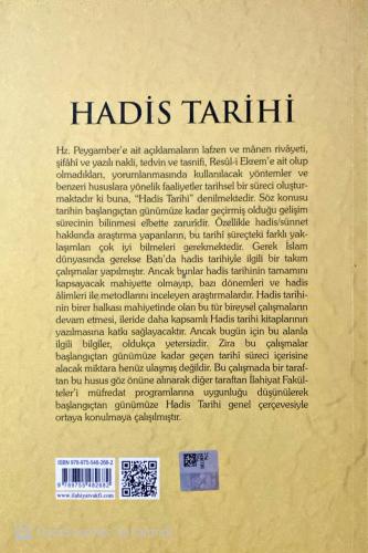 Hadis Tarihi Ahmet Yücel Marmara Üniversitesi İlahiyat Vakfı Yayınları