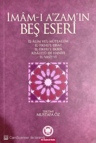 İmam-ı A'zamın Beş Eseri İmam-ı Azam Ebu Hanife Marmara Üniversitesi İ