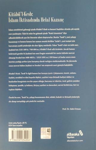 Kitabü’l-Kesb İslam İktisadında Helal Kazanç el-İmam Muhammed b. Hasan