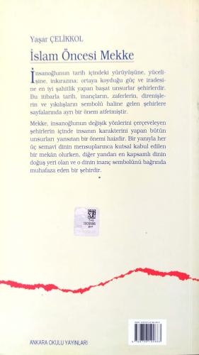 İslam Öncesi Mekke Yaşar Çelikkol Ankara Okulu Yayınları